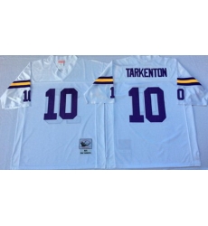 Mitchell&Ness Vikings 10 Fran Tarkenton White Throwback Stitched NFL Jersey Mitchell&Ness Vikings 10 Fran Tarkenton White Throwback Stitched NFL Jersey