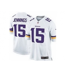 Nike Minnesota Vikings 15 Greg Jennings White Game NFL Jersey Nike Minnesota Vikings 15 Greg Jennings White Game NFL Jersey
