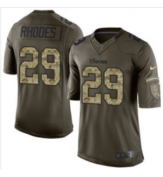 Nike Minnesota Vikings #29 Xavier Rhodes Green Men 27s Stitched NFL Limited Salute to Service Jersey Nike Minnesota Vikings #29 Xavier Rhodes Green Men 27s Stitched NFL Limited Salute to Service Jersey