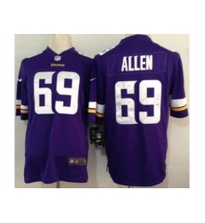 Nike Minnesota Vikings 69 Jared Allen Purple Game NFL Jersey Nike Minnesota Vikings 69 Jared Allen Purple Game NFL Jersey