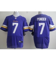 Nike Minnesota Vikings 7 Christian Ponder Purple Elite NFL Jersey Nike Minnesota Vikings 7 Christian Ponder Purple Elite NFL Jersey