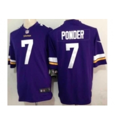 Nike Minnesota Vikings 7 Christian Ponder Purple Game NFL Jersey Nike Minnesota Vikings 7 Christian Ponder Purple Game NFL Jersey