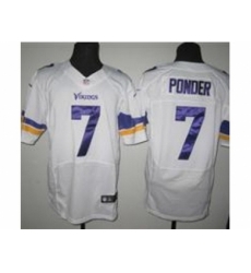 Nike Minnesota Vikings 7 Christian Ponder white Elite NFL Jersey Nike Minnesota Vikings 7 Christian Ponder white Elite NFL Jersey