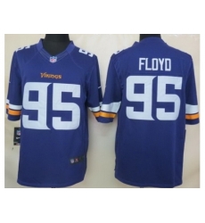 Nike Minnesota Vikings 95 Sharrif Floyd Purple Limited NFL Jersey Nike Minnesota Vikings 95 Sharrif Floyd Purple Limited NFL Jersey