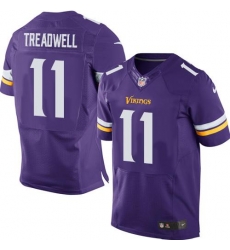 Nike Vikings #11 Laquon Treadwell Purple Team Color Mens Stitched NFL Elite Jersey Nike Vikings #11 Laquon Treadwell Purple Team Color Mens Stitched NFL Elite Jersey
