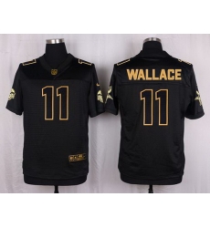 Nike Vikings #11 Mike Wallace Black Mens Stitched NFL Elite Pro Line Gold Collection Jersey Nike Vikings #11 Mike Wallace Black Mens Stitched NFL Elite Pro Line Gold Collection Jersey