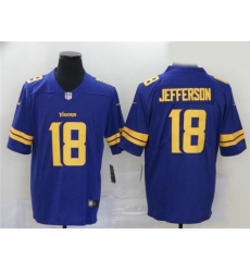 Nike Vikings 18 Justin Jefferson Purple 2020 NFL Draft Color Rush Limited Jersey Nike Vikings 18 Justin Jefferson Purple 2020 NFL Draft Color Rush Limited Jersey