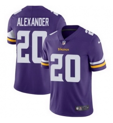 Nike Vikings #20 Mackensie Alexander Purple Team Color Mens Stitched NFL Vapor Untouchable Limited Jersey Nike Vikings #20 Mackensie Alexander Purple Team Color Mens Stitched NFL Vapor Untouchable Limited Jersey
