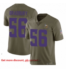 Vikings 56 Garrett Bradbury Olive Men Stitched Football Limited 2017 Salute To Service Jersey Vikings 56 Garrett Bradbury Olive Men Stitched Football Limited 2017 Salute To Service Jersey