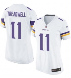 Nike Vikings #11 Laquon Treadwell White Womens Stitched NFL Elite Jersey Nike Vikings #11 Laquon Treadwell White Womens Stitched NFL Elite Jersey