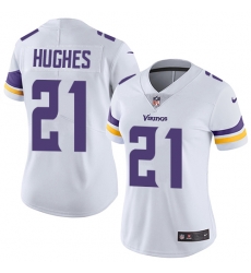 Nike Vikings #21 Mike Hughes White Womens Stitched NFL Vapor Untouchable Limited Jersey Nike Vikings #21 Mike Hughes White Womens Stitched NFL Vapor Untouchable Limited Jersey