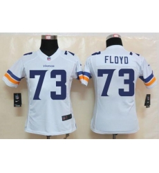 Nike Vikings #73 Sharrif Floyd White Womens Stitched NFL Limited Jersey Nike Vikings #73 Sharrif Floyd White Womens Stitched NFL Limited Jersey