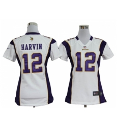 Nike women nfl Minnesota Vikings #12 Percy Harvin White Jerseys Nike women nfl Minnesota Vikings #12 Percy Harvin White Jerseys