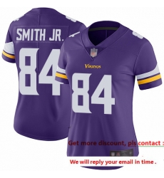 Vikings 84 Irv Smith Jr Purple Team Color Women Stitched Football Vapor Untouchable Limited Jersey Vikings 84 Irv Smith Jr Purple Team Color Women Stitched Football Vapor Untouchable Limited Jersey