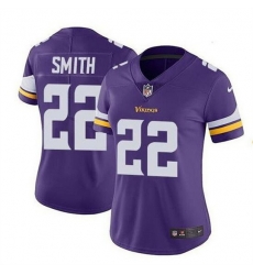 Women Minnesota Vikings 22 Harrison Smith Purple Vapor Untouchable Limited Stitched NFL Jersey Women Minnesota Vikings 22 Harrison Smith Purple Vapor Untouchable Limited Stitched NFL Jersey