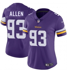 Women Minnesota Vikings 93 Jonathan Allen Purple 2025 Vapor Untouchable Limited Stitched Jersey Women Minnesota Vikings 93 Jonathan Allen Purple 2025 Vapor Untouchable Limited Stitched Jersey