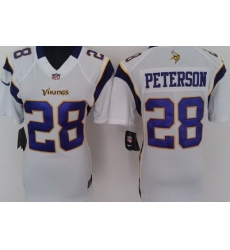 Women Nike Minnesota Vikings 28 Peterson White Nike NFL Jerseys Women Nike Minnesota Vikings 28 Peterson White Nike NFL Jerseys