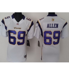 Women Nike Minnesota Vikings 69 Allen White Nike NFL Jerseys Women Nike Minnesota Vikings 69 Allen White Nike NFL Jerseys