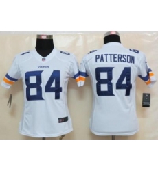 Women Nike Minnesota Vikings 84 Cordarrelle Patterson White Limited NFL Football Jerseys 2013 New Style Women Nike Minnesota Vikings 84 Cordarrelle Patterson White Limited NFL Football Jerseys 2013 New Style