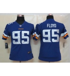Women Nike Minnesota Vikings 95 Sharrif Floyd Purple Limited NFL Football Jerseys 2013 New Style Women Nike Minnesota Vikings 95 Sharrif Floyd Purple Limited NFL Football Jerseys 2013 New Style