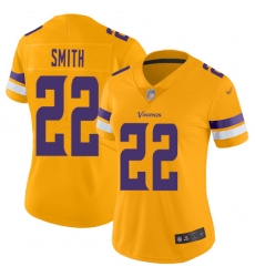 Women Vikings 22 Harrison Smith Gold Stitched Football Limited Inverted Legend Jersey Women Vikings 22 Harrison Smith Gold Stitched Football Limited Inverted Legend Jersey