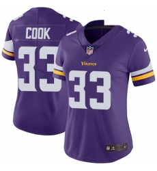Womens Nike Minnesota Vikings 33 Dalvin Cook Purple Team Color Vapor Untouchable Limited Player NFL Jersey Womens Nike Minnesota Vikings 33 Dalvin Cook Purple Team Color Vapor Untouchable Limited Player NFL Jersey