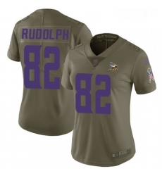 Womens Nike Minnesota Vikings 82 Kyle Rudolph Limited Olive 2017 Salute to Service NFL Jersey Womens Nike Minnesota Vikings 82 Kyle Rudolph Limited Olive 2017 Salute to Service NFL Jersey
