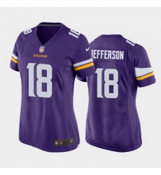 women justin jefferson minnesota vikings purple game jersey women justin jefferson minnesota vikings purple game jersey