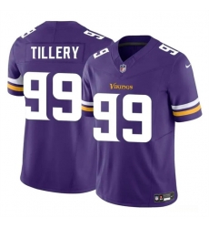 Youth Minnesota Vikings 99 Jerry Tillery Purple 2023 F U S E Vapor Untouchable Limited Stitched Jersey Youth Minnesota Vikings 99 Jerry Tillery Purple 2023 F U S E Vapor Untouchable Limited Stitched Jersey