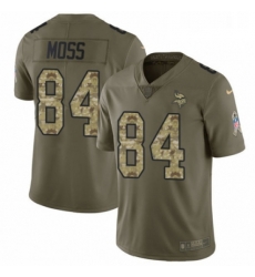 Youth Nike Minnesota Vikings 84 Randy Moss Limited OliveCamo 2017 Salute to Service NFL Jersey Youth Nike Minnesota Vikings 84 Randy Moss Limited OliveCamo 2017 Salute to Service NFL Jersey