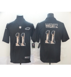 Eagles 11 Carson Wentz Black Statue Of Liberty Limited Jersey Eagles 11 Carson Wentz Black Statue Of Liberty Limited Jersey