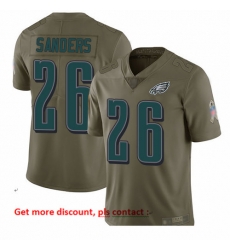 Eagles 26 Miles Sanders Olive Men Stitched Football Limited 2017 Salute To Service Jersey Eagles 26 Miles Sanders Olive Men Stitched Football Limited 2017 Salute To Service Jersey