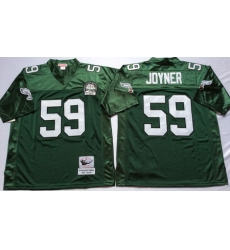 Eagles 59 Seth Joyner Green Throwback Jersey Eagles 59 Seth Joyner Green Throwback Jersey