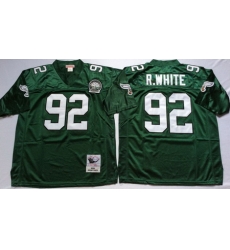 Eagles 92 Reggie White Green Throwback Jersey Eagles 92 Reggie White Green Throwback Jersey