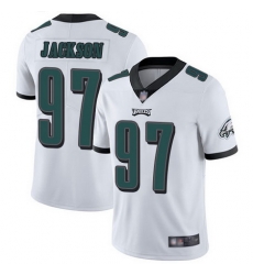 Eagles #97 Malik Jackson White Men Stitched Football Vapor Untouchable Limited Jersey Eagles #97 Malik Jackson White Men Stitched Football Vapor Untouchable Limited Jersey