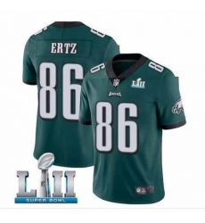 Men Nike Eagles 86 Zach Ertz Green 2018 Super Bowl Jersey Men Nike Eagles 86 Zach Ertz Green 2018 Super Bowl Jersey