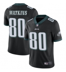Men Nike Philadelphia Eagles Quez Watkins #80 Black Vapor Limited Jersey Men Nike Philadelphia Eagles Quez Watkins #80 Black Vapor Limited Jersey