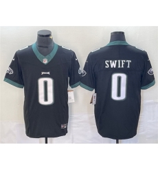Men Philadelphia Eagles 0 D 27Andre Swift Black 2023 F U S E Vapor Untouchable Limited Stitched Football Jersey Men Philadelphia Eagles 0 D 27Andre Swift Black 2023 F U S E Vapor Untouchable Limited Stitched Football Jersey