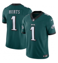 Men Philadelphia Eagles 1 Jalen Hurts Green 2023 F U S E Vapor Untouchable Limited Stitched Football Jersey Men Philadelphia Eagles 1 Jalen Hurts Green 2023 F U S E Vapor Untouchable Limited Stitched Football Jersey