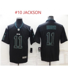 Men Philadelphia Eagles 10 Desean Jackson Lights Out Black Color Rush Limited Stitched Jersey Men Philadelphia Eagles 10 Desean Jackson Lights Out Black Color Rush Limited Stitched Jersey
