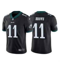 Men Philadelphia Eagles 11 A J Brown Black Vapor Untouchable Limited Stitched Jersey Men Philadelphia Eagles 11 A J Brown Black Vapor Untouchable Limited Stitched Jersey