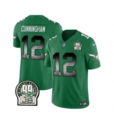 Men Philadelphia Eagles 12 Randall Cunningham Green 2023 F U S E Throwback Vapor Untouchable Limited Stitched Football Jersey Men Philadelphia Eagles 12 Randall Cunningham Green 2023 F U S E Throwback Vapor Untouchable Limited Stitched Football Jersey