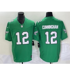 Men Philadelphia Eagles 12 Randall Cunningham Green 2023 F U S E Vapor Untouchable Stitched Football Jersey Men Philadelphia Eagles 12 Randall Cunningham Green 2023 F U S E Vapor Untouchable Stitched Football Jersey