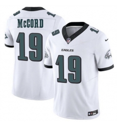 Men Philadelphia Eagles 19 Kyle McCord White 2025 Draft New F U S E Vapor Untouchable Limited Stitched Football Jersey Men Philadelphia Eagles 19 Kyle McCord White 2025 Draft New F U S E Vapor Untouchable Limited Stitched Football Jersey