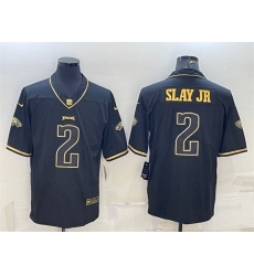 Men Philadelphia Eagles 2 Darius Slay JR Black Gold Vapor Untouchable Limited Stitched Jersey Men Philadelphia Eagles 2 Darius Slay JR Black Gold Vapor Untouchable Limited Stitched Jersey
