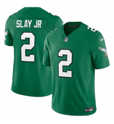 Men Philadelphia Eagles 2 Darius Slay JR Green 2023 F U S E Vapor Untouchable Stitched Football Jersey Men Philadelphia Eagles 2 Darius Slay JR Green 2023 F U S E Vapor Untouchable Stitched Football Jersey