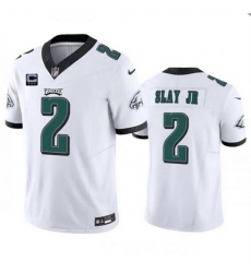 Men Philadelphia Eagles 2 Darius Slay JR White F U S E With 3 Star C Patch Vapor Untouchable Limited Stitched Football Jersey Men Philadelphia Eagles 2 Darius Slay JR White F U S E With 3 Star C Patch Vapor Untouchable Limited Stitched Football Jersey