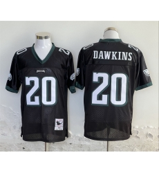 Men Philadelphia Eagles 20 Brian Dawkins Black Stitched Football Jersey Men Philadelphia Eagles 20 Brian Dawkins Black Stitched Football Jersey