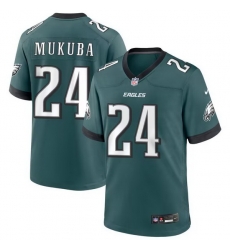 Men Philadelphia Eagles 24 Andrew MUKUBA Midnight Green Vapor Untouchable Limited Stitched Football Jersey Men Philadelphia Eagles 24 Andrew MUKUBA Midnight Green Vapor Untouchable Limited Stitched Football Jersey