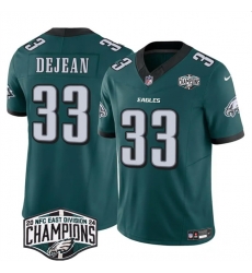 Men Philadelphia Eagles 33 Cooper DeJean Green 2024 New NFC East Champions F U S E Vapor Untouchable Limited Stitched Football Jersey Men Philadelphia Eagles 33 Cooper DeJean Green 2024 New NFC East Champions F U S E Vapor Untouchable Limited Stitched Football Jersey